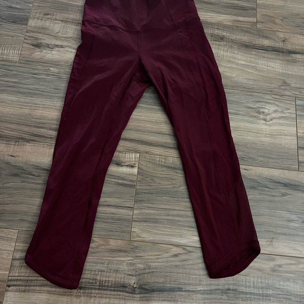 lululemon athletica Burgundy Leggings